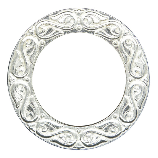 Celtic Knot Brooch (Vine Design), Handcast Pewter, Polished Finish