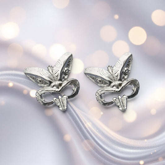 Maori Tiki Cufflinks (Traditional Design), Handcast Pewter Cufflinks, Polished Finish
