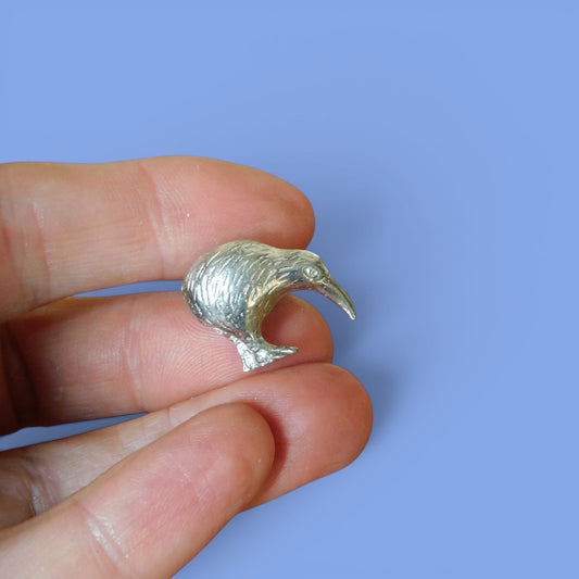 Kiwi Cufflinks, Handcast Cufflinks, Polished Finish