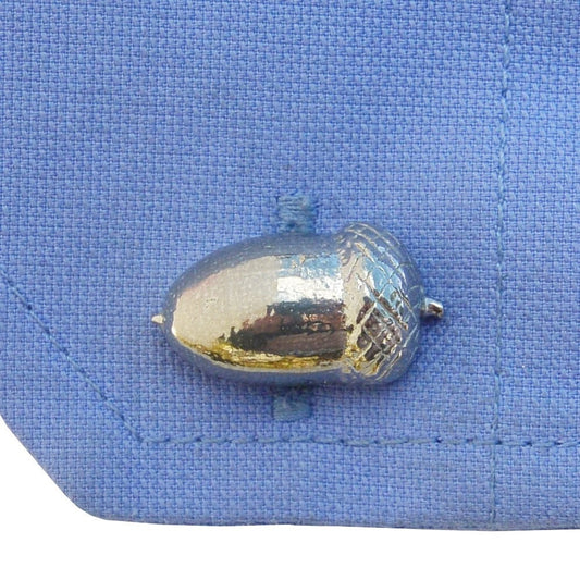 Acorn Cufflinks, Handmade in Fine Pewter by William Sturt