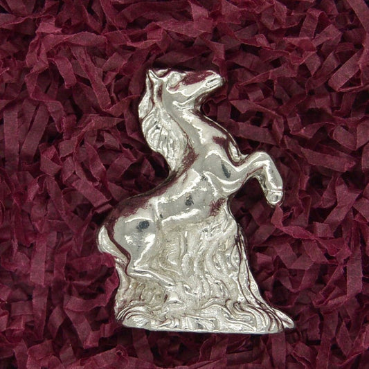Pewter Horse Figurine, Horse Miniature, Handmade, in Fine Pewter, by William Sturt Fine Pewter