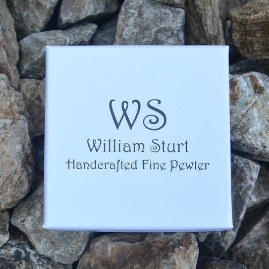 Airplane Tie Clip, Pilot's Gift, Hand Cast in Fine Pewter by William Sturt