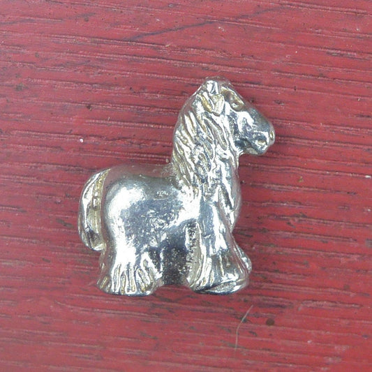 Pony Figurine, Pony Miniature, Pony Sculpture, Handmade, in Fine Pewter, by William Sturt