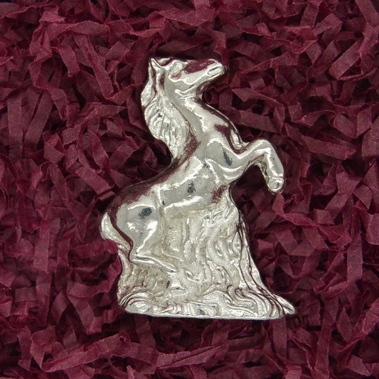 Horse Figurine, Horse Miniature, Horse Sculpture, Handmade, in Fine Pewter, by William Sturt