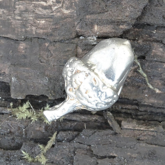 Acorn Lapel Pin, Acorn Accessories, Acorn Gifts, Handmade, in Fine Pewter, by William Sturt