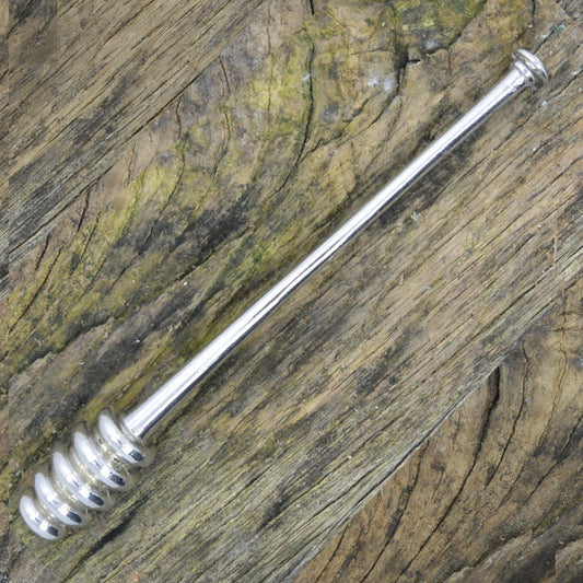 Honey Dipper, Handcast, In Fine Pewter, By William Sturt