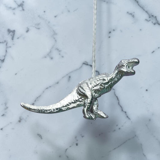T-Rex Light Pull, Handcast Pewter, Polished Finish