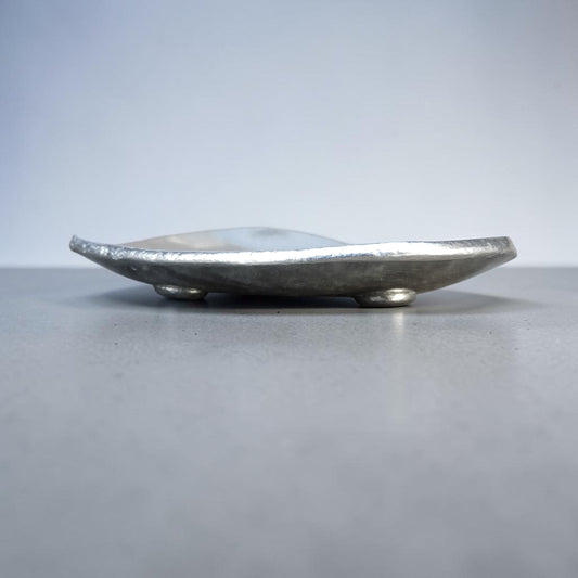 Personalised 10th Anniversary Pewter Keepsake Dish, Love Heart Design