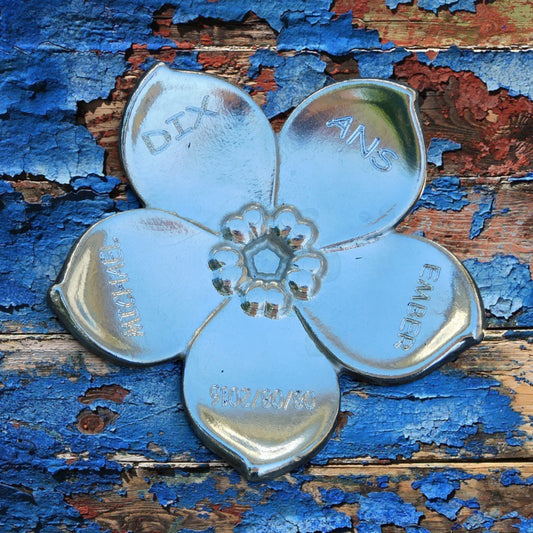 Forget Me Not, Pewter Keepsake Dish
