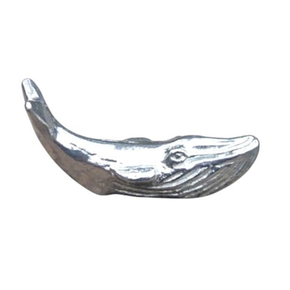 Whale Figurine, Miniature Blue Whale Totem, Handmade Animal Collectible