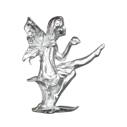 Fairy Figurine Lily, Miniature Fairy, Handmade in Fine Pewter