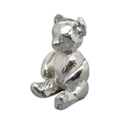 Teddy Bear Figurine (Smooth Teddy Bear), Handmade Pewter