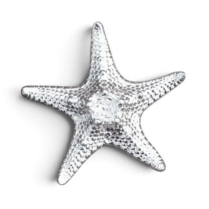 Starfish Figurine, Miniature Starfish, Handmade Pewter