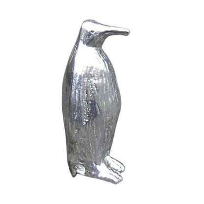 Penguin Figurine (Standing Penguin), Miniature Penguin, Handmade Pewter