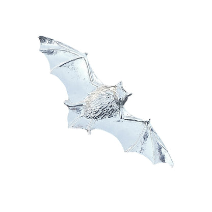 Bat Brooch, Handcast Pewter, Polished Finish