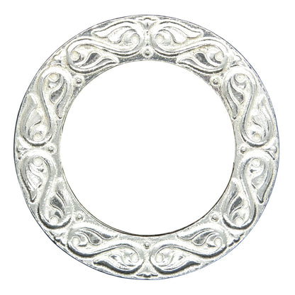 Celtic Knot Brooch (Vine Design), Handcast Pewter, Polished Finish