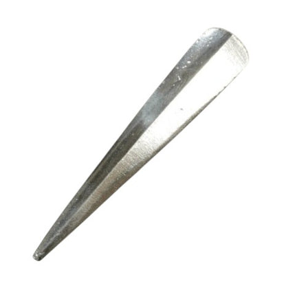 Minimalist Spike Brooch, Handcast Pewter, Polished Finish