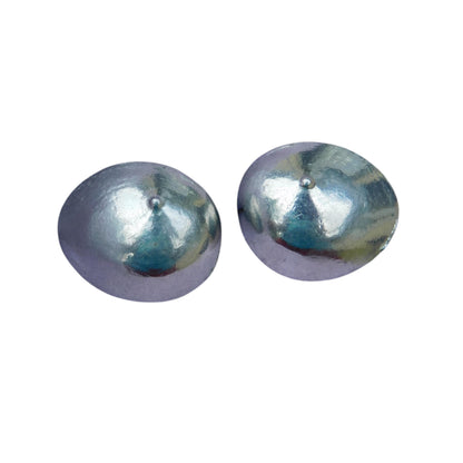 Adult Novelty Cufflinks (Single Breast Design), Handcast Pewter Cufflinks, Polished Finish
