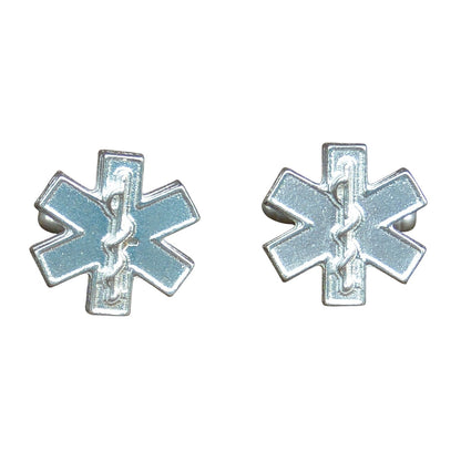 Emergency Services Cufflinks, Handcast Pewter Cufflinks, Polished Finish