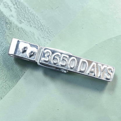 3650 Days Clothes Peg Fridge Magnet, Pewter Clothes Peg with Heart