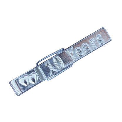 10 Years Pewter Clothes Peg Paperweight and Photo Holder