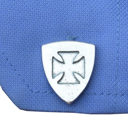 Knights Templar Cufflinks (Inset Cross), Handcast Pewter Cufflinks, Polished Finish