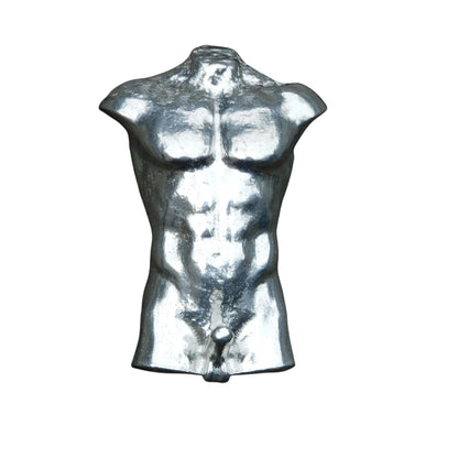 Torso Figurine, Miniature Male Torso, X Rated, Handmade Pewter