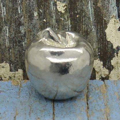 Apple Figurine, Miniature Apple, Handmade, in Fine Pewter, by William Sturt
