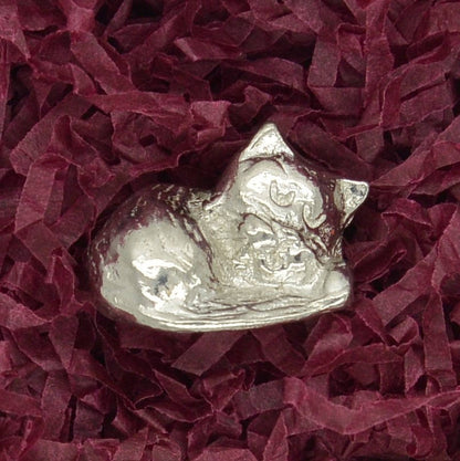 Kitten Figurines, Miniature Kittens, Handmade, in Fine Pewter, by William Sturt