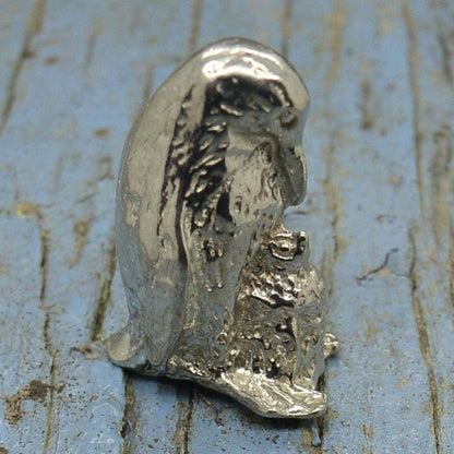 Tiny Penguin Figurine, Penguin Gift, Handmade, In Fine Pewter, by William Sturt