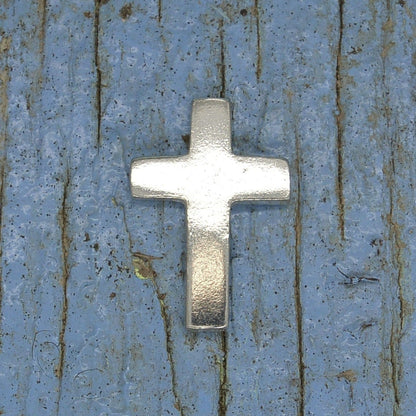 Gift Card with Cross, Religious Greetings Card, Confirmation Gift, With Handmade Pewter Cross, by William Sturt