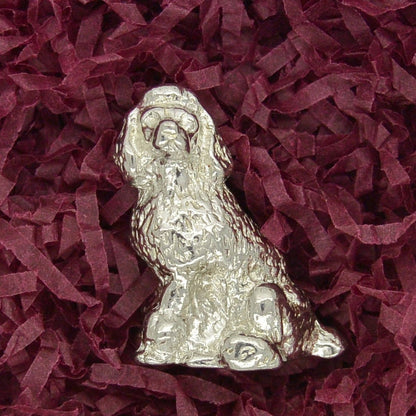 Poodle Figurine, Poodle Gifts, Handmade Gifts, Hand Crafted in Fine Pewter, Lovers of Poodles By William Sturt