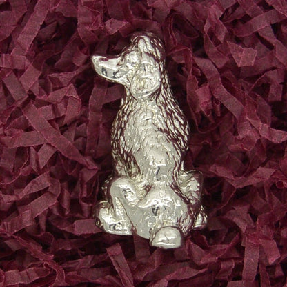 Poodle Figurine, Poodle Gifts, Handmade Gifts, Hand Crafted in Fine Pewter, Lovers of Poodles By William Sturt