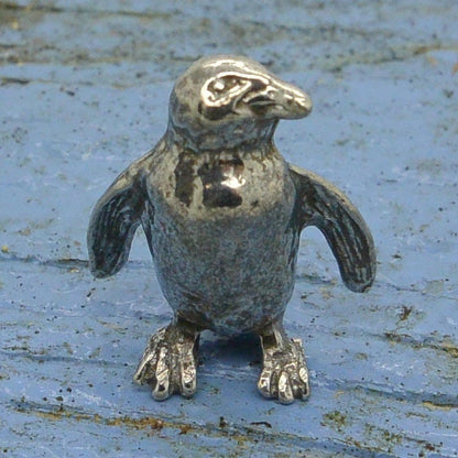 Penguin Figurine, Handmade, in Fine Pewter, by William Sturt