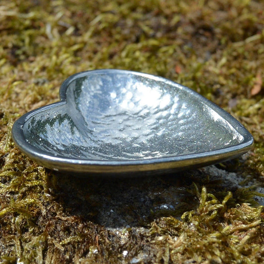 Condiment Bowl, Ring Holder, Handmade, in Fine Pewter, by William Sturt