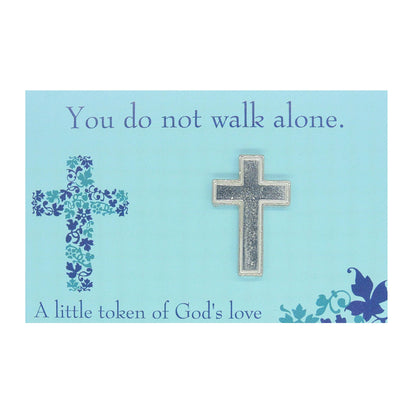 Gift Card with Cross, Religious Greetings Card, Confirmation Gift, With Handmade Pewter Cross, by William SturtTenth wedding gift