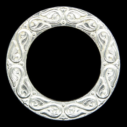Celtic Knot Brooch (Vine Design), Handcast Pewter, Polished Finish