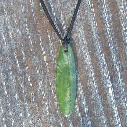 New Zealand Jade (Pounamu) Pendant Carved From Hand Foraged West Coast Pounamu (Greenstone or Jade)