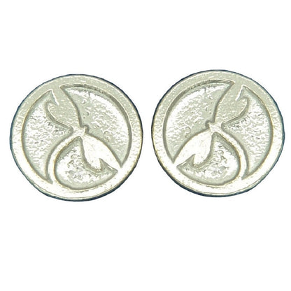 Dragonfly Cufflinks (Round Design), Handcast Pewter Cufflinks, Polished Finish