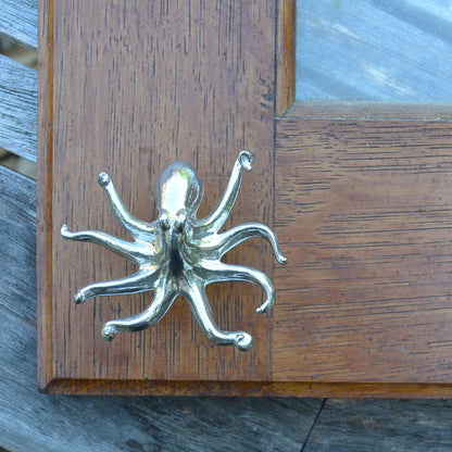 Octopus Knob, Octopus Drawer Knob, Octopusknob, Handmade, in Fine Pewter, by William Sturt