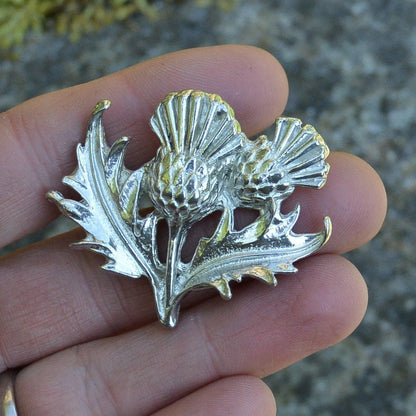 Thistle Kitchen Knobs, Thistle Drawer Knob, Thistle Cabinet Knobs, Handmade, in Fine Pewter, by William Sturt
