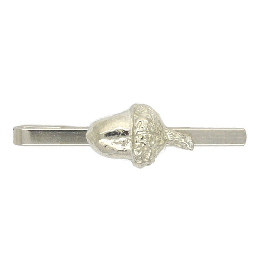 Acorn Tie Clip, Acorn Tie Clip, Acorn Gift, Handcast in Fine Pewter by William Sturt