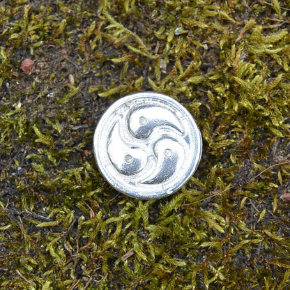 BDSM Lapel Pin, Bdsm Accessories, Bdsm Gifts, Handmade, in Fine Pewter, by William Sturt