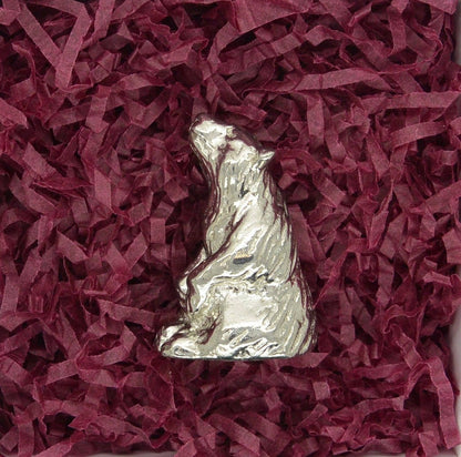 Bear Figurine, Miniature Bear Totem, Hand made Bear, Hand Cast in Fine Pewter by William Sturt.