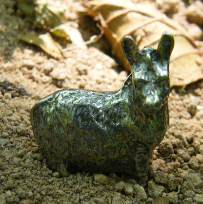 Donkey Figurine, Miniature Donkey, Handmade, in Fine Pewter, by William Sturt