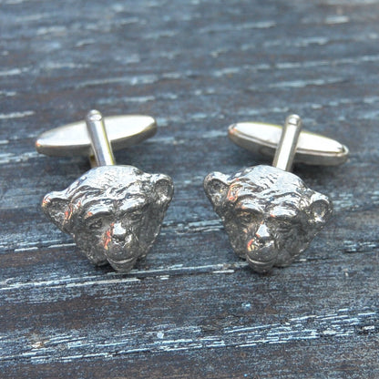 Chimpanzee Tie Clip, Handcast Pewter Tie Clip, Polished Finish