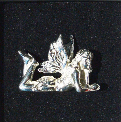 Miniature Fairy, Fairy Figurine, Bella, Handmade, in Fine Pewter, by William Sturt