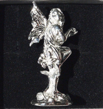 Miniature Fairy, Fairy Figurine, Luna, Handmade, in Fine Pewter, by William Sturt
