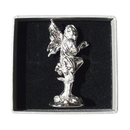 Miniature Fairy, Fairy Figurine, Luna, Handmade, in Fine Pewter, by William Sturt