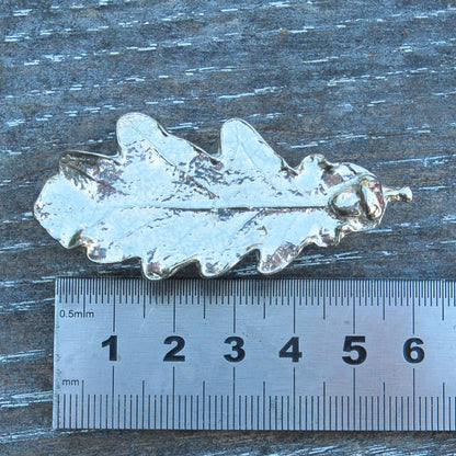 Oak Leaf Kitchen Knobs, Oak Leaf Drawer Knob, Cabinet Knobs, Handmade, in Fine Pewter, by William Sturt